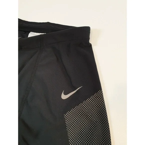 Nike Flash Running Tights 620063-010 Reflective Stay Warm Men's Size Large